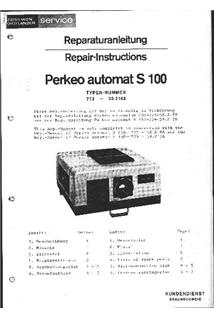 Voigtlander Perkeo Automat manual. Camera Instructions.